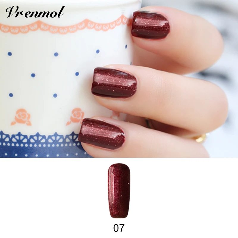 Vrenmol 29 Color Nail Art Uv Led Gel Polish Vernis Semi Permanent Top Base Coat Shining Colors Lak Varnish | Красота и здоровье