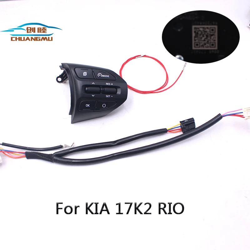 chuangmu Steering Wheel Button For KIA K2 RIO 2017 2018 RIO X LINE Buttons Bluetooth Phone Cruise Control Volume96720-H8620
chuangmu Steering Wheel Button For KIA K2 RIO 2017 2018 RIO X LINE Buttons Bluetooth Phone Cruise Control Volume96720-H8620