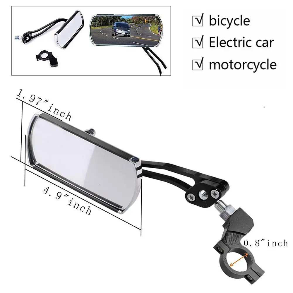Outdoor Sports Aluminium Alloy Bicycle Mirror 360 Rotation Back Rear View Mirror Bike Mirror Cycling Accessories High Quality
Outdoor Sports Aluminium Alloy Bicycle Mirror 360 Rotation Back Rear View Mirror Bike Mirror Cycling Accessories High Quality