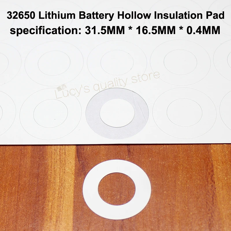 100pcs/lot 32650 Lithium Battery Positive Hollow Insulation Gasket No. 1 Flat Face Pad Meson Diy Fittings
100pcs/lot 32650 Lithium Battery Positive Hollow Insulation Gasket No. 1 Flat Face Pad Meson Diy Fittings