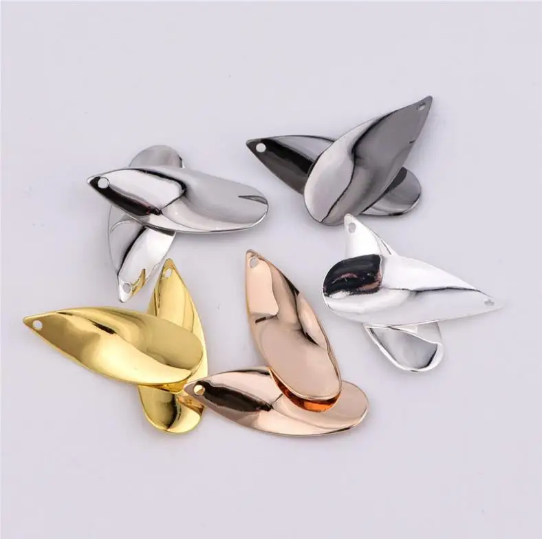 single-hole wave water copper jewelry diy manual clothing textiles ornaments JH8053
single-hole wave water copper jewelry diy manual clothing textiles ornaments JH8053