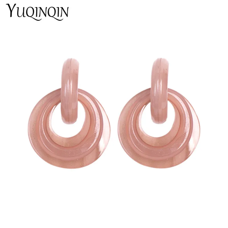 Vintage Long Acrylic Earrings Circle for Women Big Geometric Dangle Resin Drop Earings for Girls Fashion Jewelry Brincos 2019
Vintage Long Acrylic Earrings Circle for Women Big Geometric Dangle Resin Drop Earings for Girls Fashion Jewelry Brincos 2019