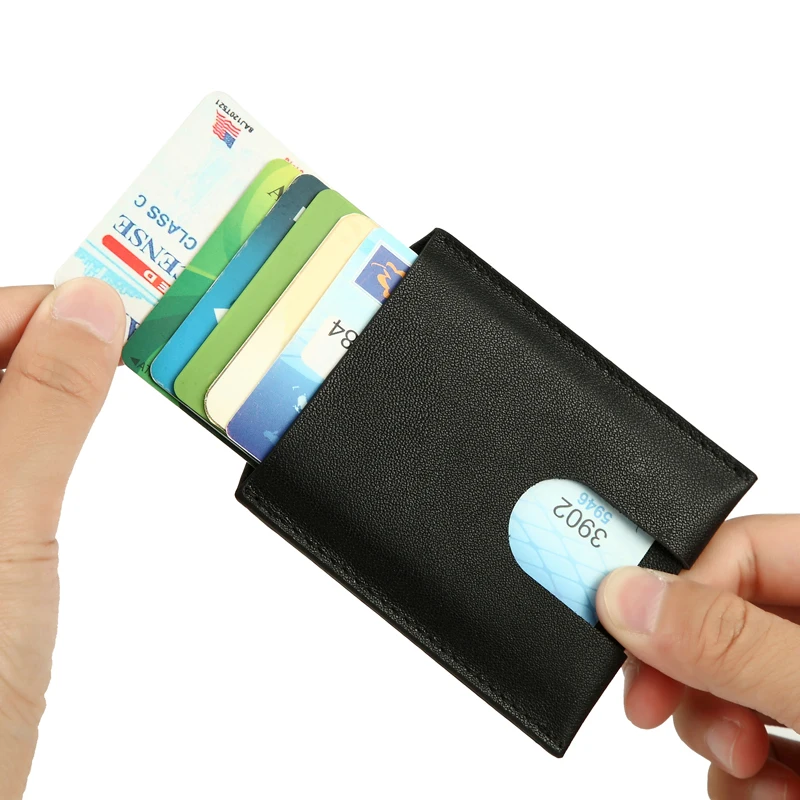 Soft Thin Genuine Leather Credit Card Holder Men Small Mini Slim Credit Card Wallet
Soft Thin Genuine Leather Credit Card Holder Men Small Mini Slim Credit Card Wallet