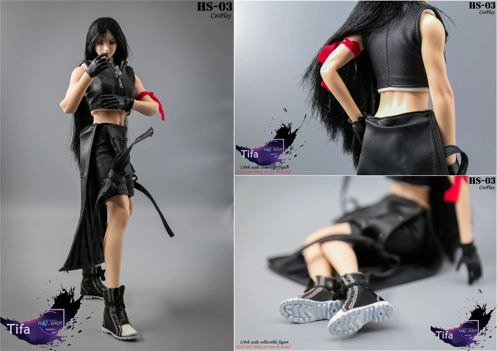 ESTARTEK HatShot HS 03 1/6 Cos TIFA костюм для 12 дюймов Коллекционная Фигурка Косплей куклы