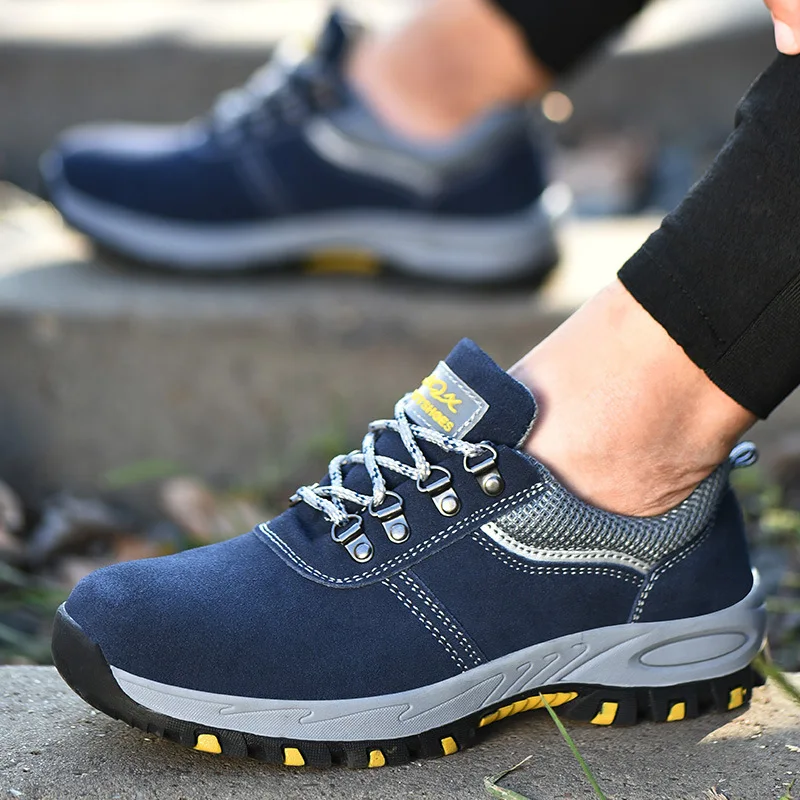 Men's And Wmen's Safety Shoes With Steel Head Construction Site Anti-piercing Wear-resistant Work Shoes Waterproof Safety Boots
Men's And Wmen's Safety Shoes With Steel Head Construction Site Anti-piercing Wear-resistant Work Shoes Waterproof Safety Boots