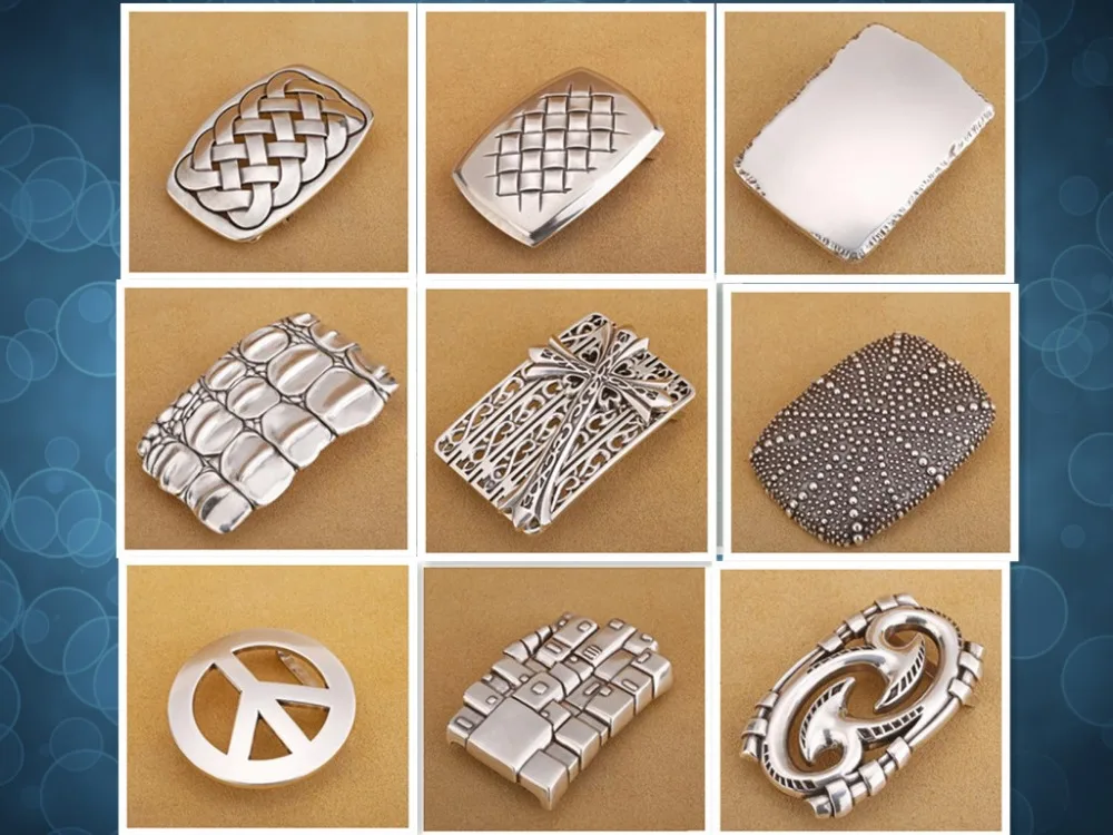 NewHigh quality silver plated belt buckle mirror woven facing cross crocodile bone 40mm simple rectangular round belt buckle
NewHigh quality silver plated belt buckle mirror woven facing cross crocodile bone 40mm simple rectangular round belt buckle