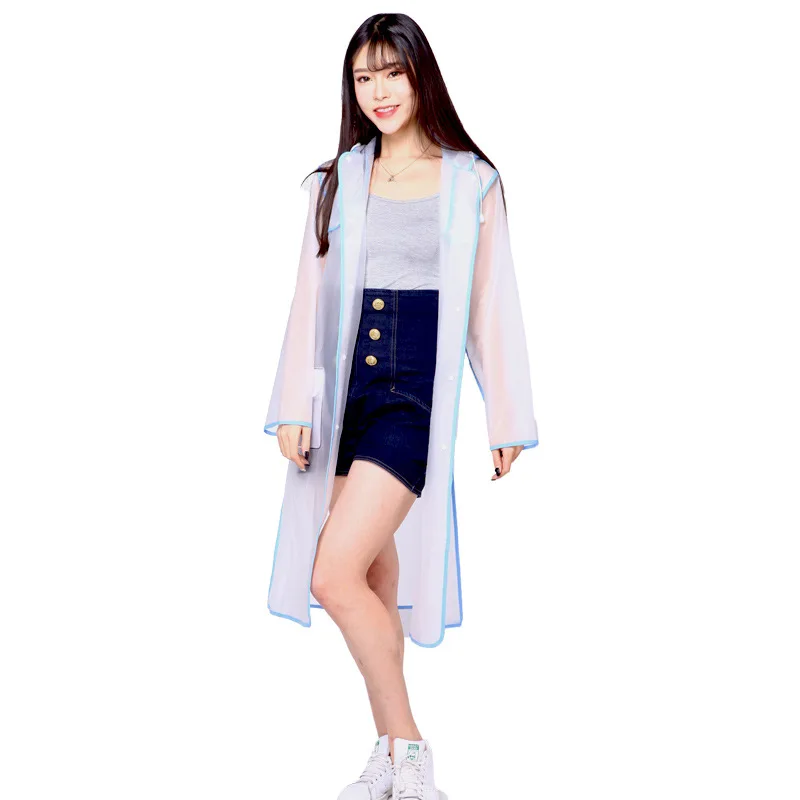 Korean Style Rainwear Woman Raincoat Hooded Womens Raincoat Long Coat Men Women Poncho Hoodie
Korean Style Rainwear Woman Raincoat Hooded Womens Raincoat Long Coat Men Women Poncho Hoodie