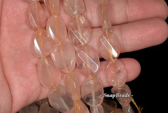 16x12mm Pink Quartz Gemstone Twist Faceted Oval Loose Beads 7.5 inch Half Strand (90144011-B17-529)
16x12mm Pink Quartz Gemstone Twist Faceted Oval Loose Beads 7.5 inch Half Strand (90144011-B17-529)