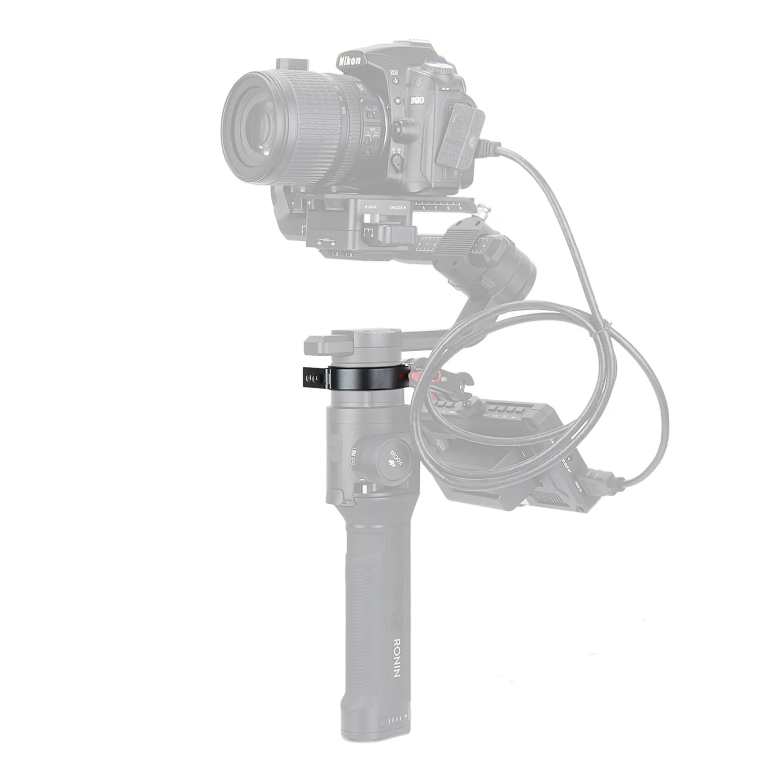 Удлинительное Монтажное кольцо RoninS Ring Для DJI Ronin S с креплением 1/4 "и 3/8"