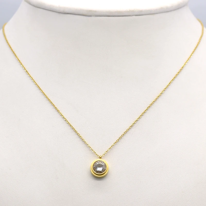 Fashion Brand Crystal Necklace Women Collar Necklace Pendant Rose Gold Color Stainless Steel Necklace Chain Jewelry Wholesale
Fashion Brand Crystal Necklace Women Collar Necklace Pendant Rose Gold Color Stainless Steel Necklace Chain Jewelry Wholesale