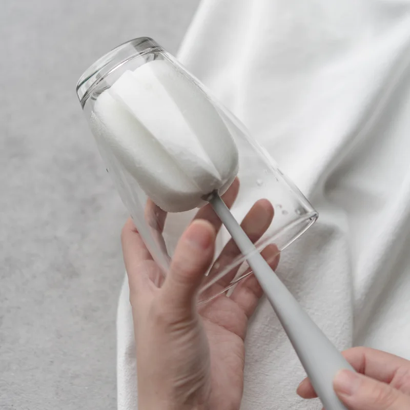 Vertical long handle cup brush Insulation cup sponge cleaning cup bottle cleaning glass cleaning brush
Vertical long handle cup brush Insulation cup sponge cleaning cup bottle cleaning glass cleaning brush