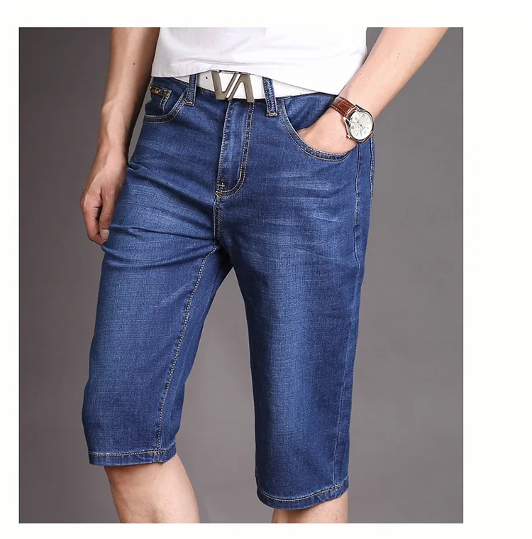 Men's Cotton Denim Shorts Blue Short Jeans New Summer Thin Casual Short Breathable Jeans Men Straight Denim Short Male 98%Cotton
Men's Cotton Denim Shorts Blue Short Jeans New Summer Thin Casual Short Breathable Jeans Men Straight Denim Short Male 98%Cotton
