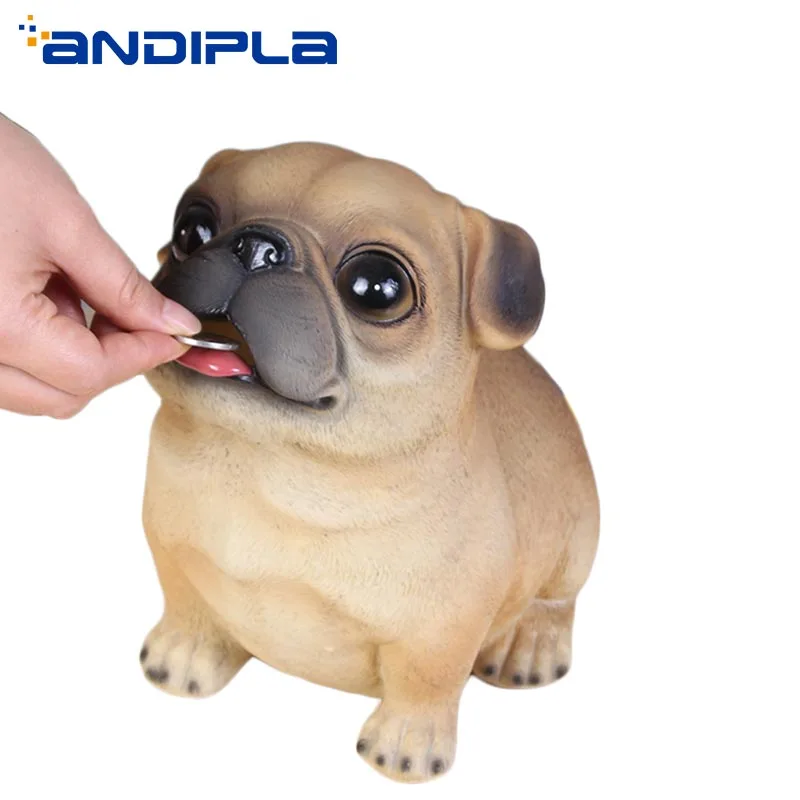Creative Cute Dog Money Boxes Lucky Pug Sculpture Piggy Bank Cash Coins Saving Box Money Saving Box Deposit Boxs Home Decor Gift
Creative Cute Dog Money Boxes Lucky Pug Sculpture Piggy Bank Cash Coins Saving Box Money Saving Box Deposit Boxs Home Decor Gift