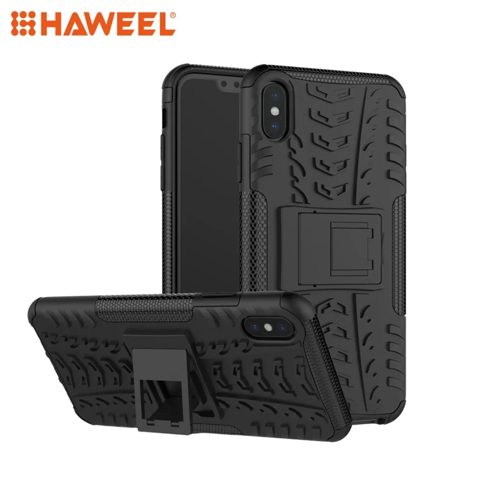 HAWEEL Tire Texture TPU+PC Shockproof Case with Holder for iPhone XR / XS / XS Max Protective Cover Shell Guard Case
HAWEEL Tire Texture TPU+PC Shockproof Case with Holder for iPhone XR / XS / XS Max Protective Cover Shell Guard Case
