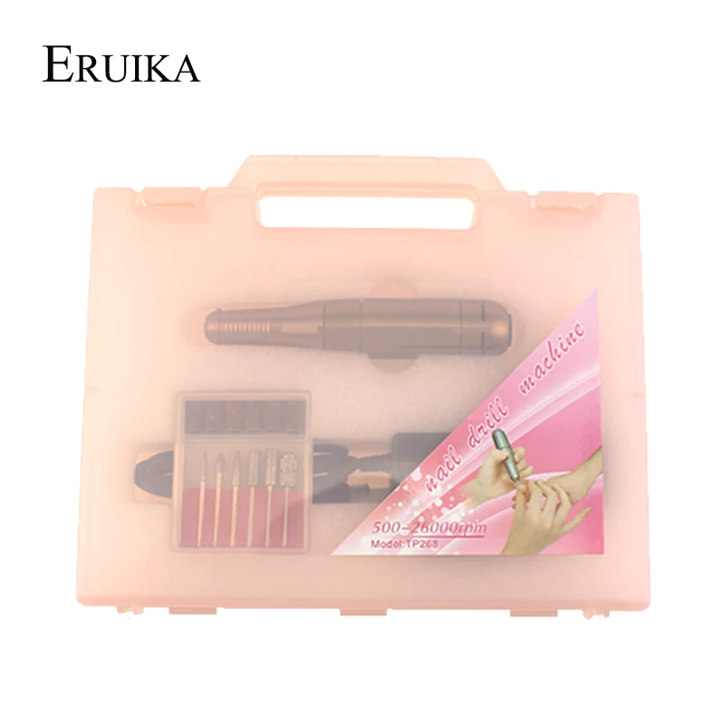 ERUIKA 1 Set Electric Nail Drill Machine 26000 RPM Speed Control Pedicure Maniure Machine Nail Drills Accessory Nail Art Tools
ERUIKA 1 Set Electric Nail Drill Machine 26000 RPM Speed Control Pedicure Maniure Machine Nail Drills Accessory Nail Art Tools