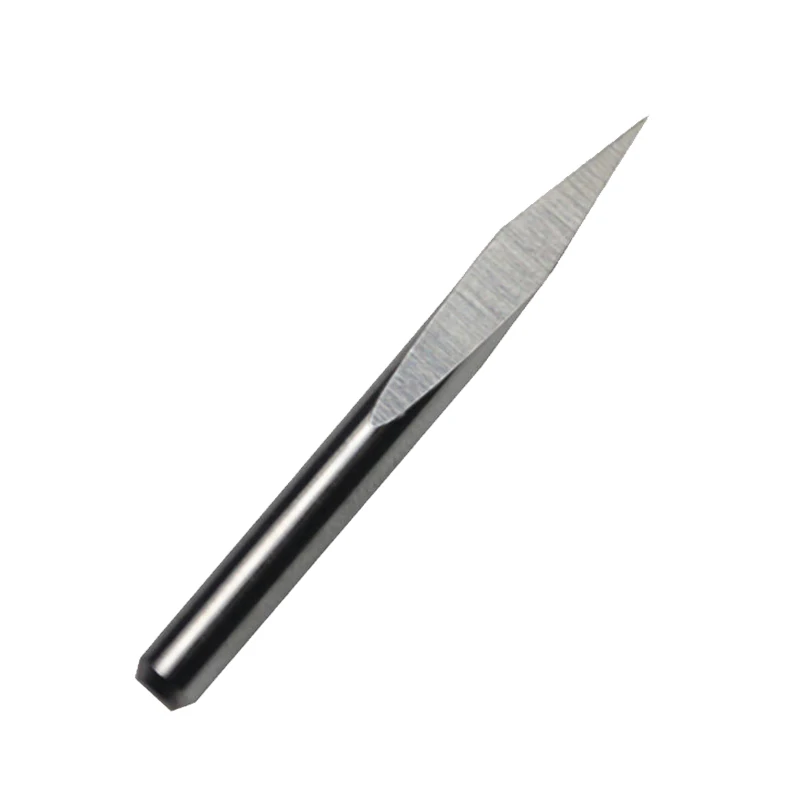 HUHAO 5pcs 4mm Dia., 90 Angle, 0.1mm Tip, 3 Edge Carbide Woodworking Tools, for CNC Router Machine
HUHAO 5pcs 4mm Dia., 90 Angle, 0.1mm Tip, 3 Edge Carbide Woodworking Tools, for CNC Router Machine