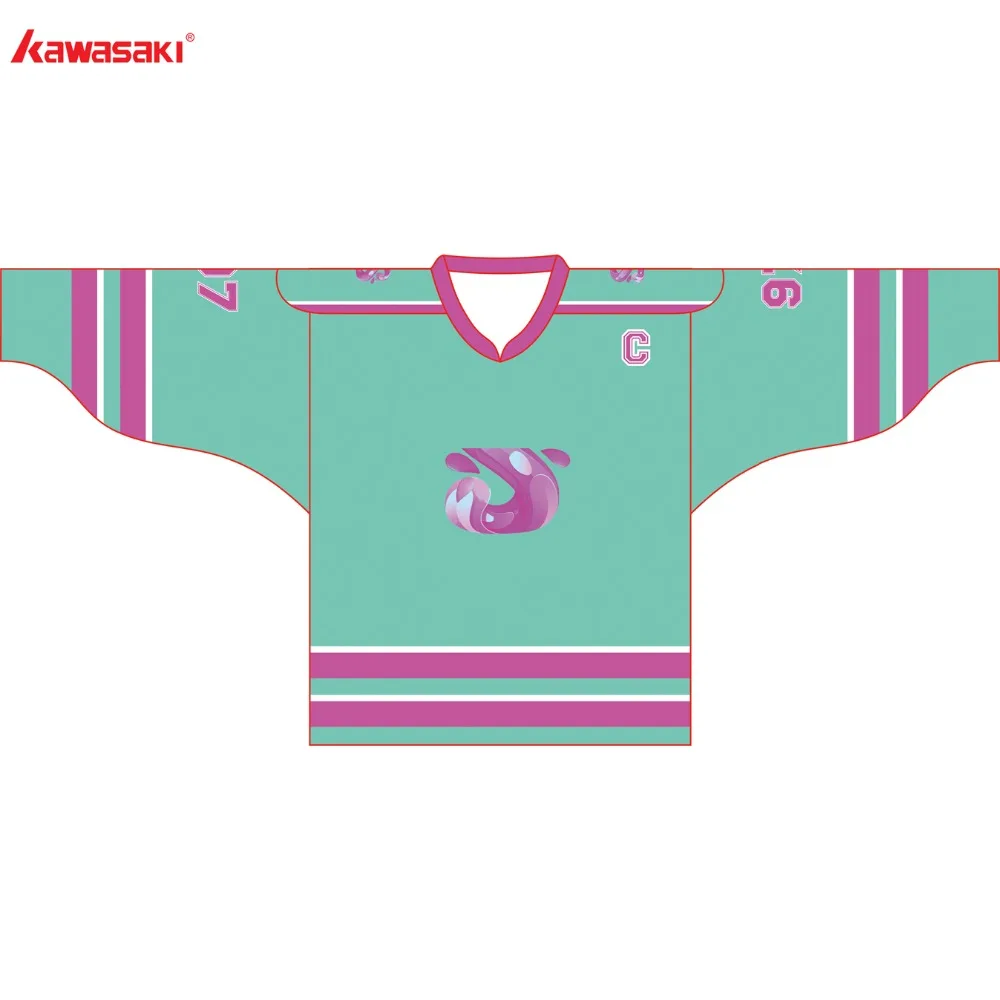 Футболка унисекс для хоккея американская зеленая футболка тренировок|hockey jersey|ice