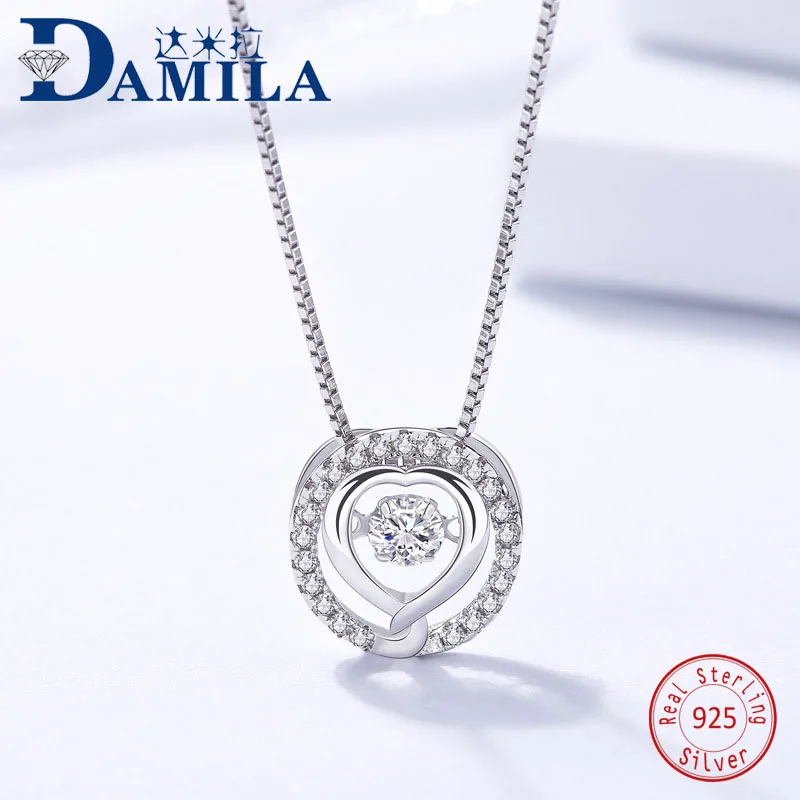 Fashion 925 sterling silver crystal heart pendant for necklace Cubic Zirconia stone pendants for women jewelry accessories S925
Fashion 925 sterling silver crystal heart pendant for necklace Cubic Zirconia stone pendants for women jewelry accessories S925