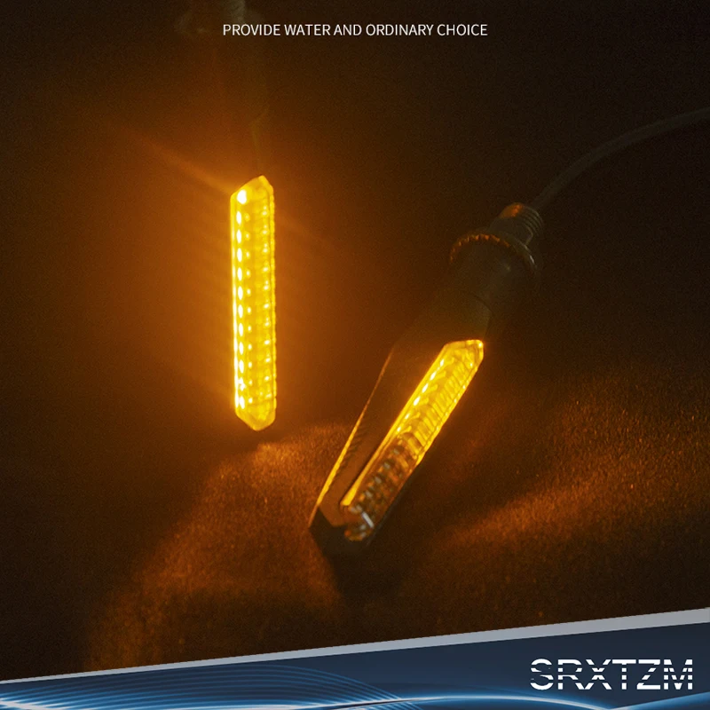 SRXTZM пара мотоцикл светодиодный поворота светильник Поворотная сигнальная лампа
