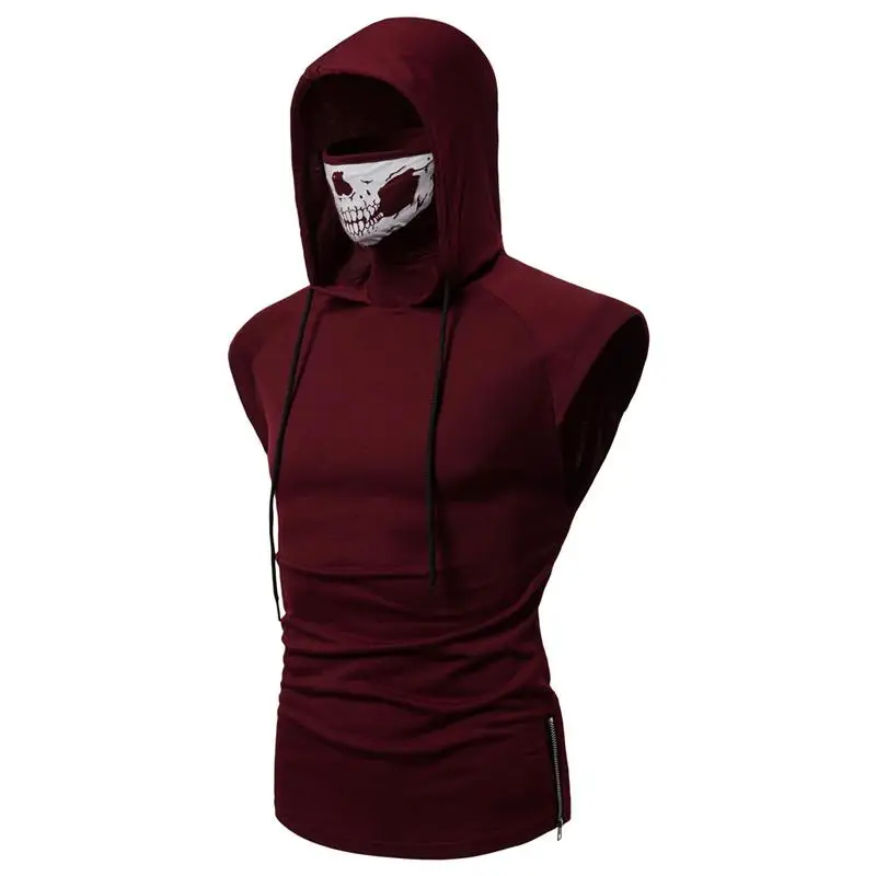 Hooded sleeveless Fitness clothing Hoody Men's Sweatshirts Hooded Pullovers Tops Sweatshirt Hoodies Tracksuit Men Skull Print
Hooded sleeveless Fitness clothing Hoody Men's Sweatshirts Hooded Pullovers Tops Sweatshirt Hoodies Tracksuit Men Skull Print