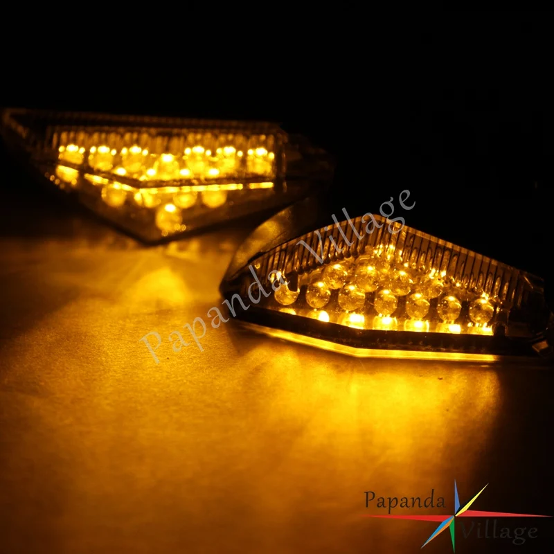 Motorbikes Amber LED Smoke Lens Turn Signal Indicator Lamp Flashers Blinker w/Resistors Universal for Honda Yamaha Suzuki
Motorbikes Amber LED Smoke Lens Turn Signal Indicator Lamp Flashers Blinker w/Resistors Universal for Honda Yamaha Suzuki