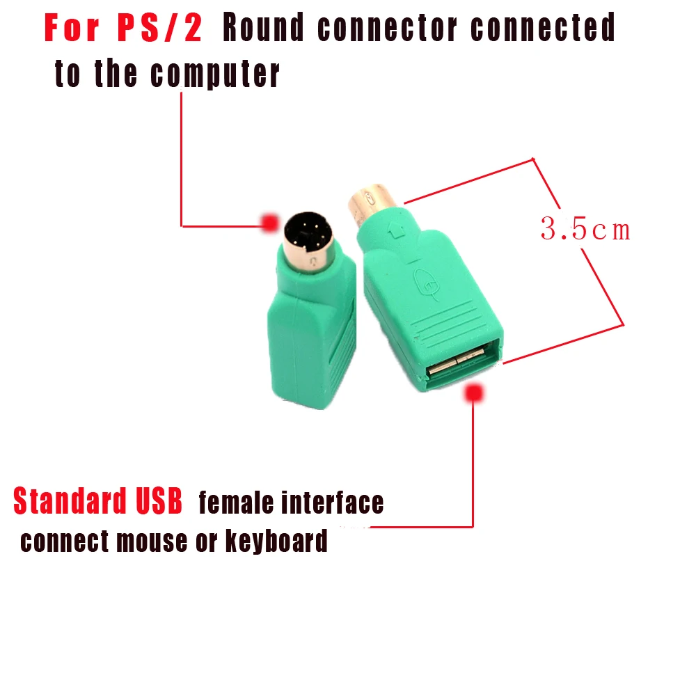 USB адаптер PS/2 интерфейс конвертер PS 2 к головка U-порту переключатель