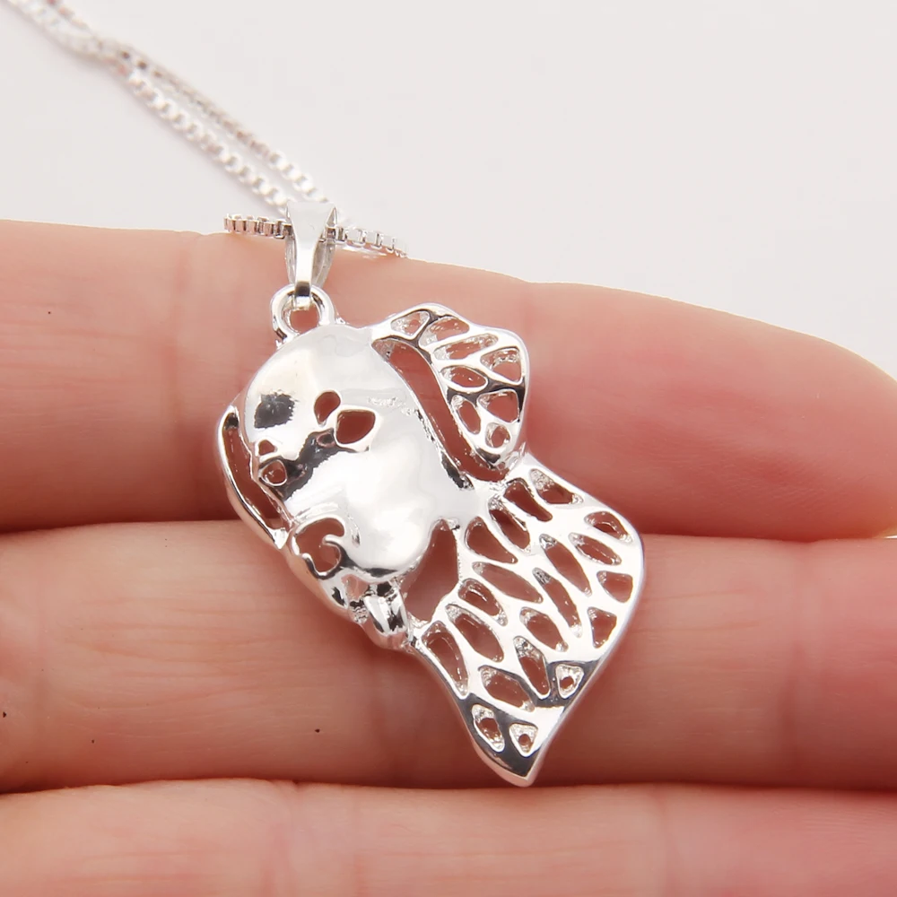 Golden Retriever Necklace 3D Cut Out Dainty Puppy Dog Pendant Lover Memorial Necklaces & Pendants Christmas Gift 2036 Lead Free
Golden Retriever Necklace 3D Cut Out Dainty Puppy Dog Pendant Lover Memorial Necklaces & Pendants Christmas Gift 2036 Lead Free