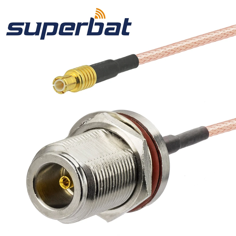 Superbat MCX Straight Male to N BulkHead Female with O-ring Cable RG316 10cm RF Coaxial Cable for Wireless
Superbat MCX Straight Male to N BulkHead Female with O-ring Cable RG316 10cm RF Coaxial Cable for Wireless