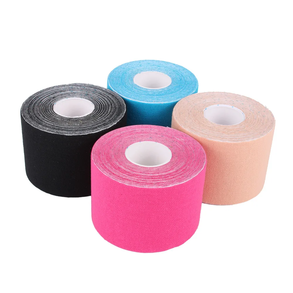 5cm x 5m Sports Tape Kinesiology Muscle stickers Tape Cotton Elastic Adhesive Muscle Bandage Care Physio Strain Injury Support
5cm x 5m Sports Tape Kinesiology Muscle stickers Tape Cotton Elastic Adhesive Muscle Bandage Care Physio Strain Injury Support