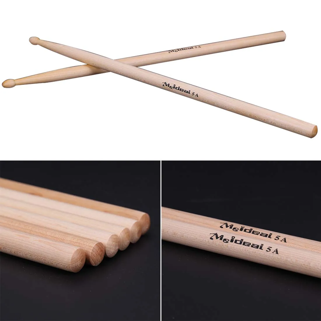 New 1Pair Professional North American Maple Wood Drum Sticks 5A Drumsticks Musical Instruments Drum Sticks Drum Accessories
New 1Pair Professional North American Maple Wood Drum Sticks 5A Drumsticks Musical Instruments Drum Sticks Drum Accessories