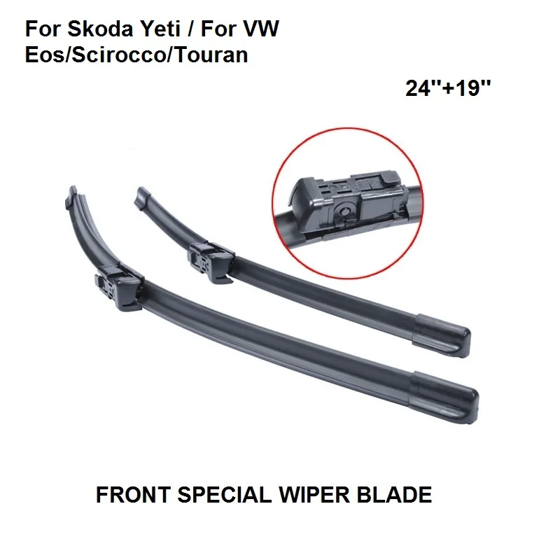 Щетка стеклоочистителя для Skoda Yeti / VW Eos/Scirocco/Touran 24 ''+ 19'', лобовое стекло из натурального каучука, новая модель 2009 года
Щетка стеклоочистителя для Skoda Yeti / VW Eos/Scirocco/Touran 24 ''+ 19'', лобовое стекло из натурального каучука, новая модель 2009 года