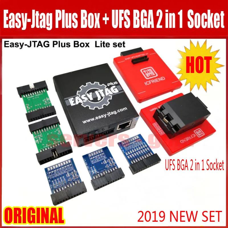 Новый оригинальный легкий jtag плюс коробка + UFS разъем адаптера ICFriend ИС 2IN1