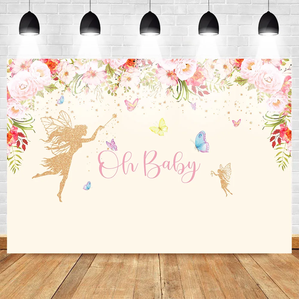 Baby Shower Backdrop for Photography Party Poster Background for Girls Flower Backdrops Colored Butterfly Customized Photo
Baby Shower Backdrop for Photography Party Poster Background for Girls Flower Backdrops Colored Butterfly Customized Photo