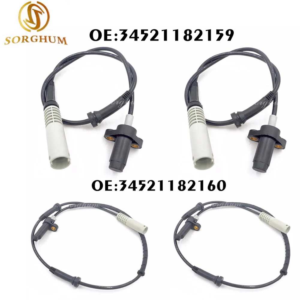 Set(4) 34521182159 & 34521182160 ABS Wheel Speed Sensor Front Rear Left Right For 97 98 BMW 528i 540i E39
Set(4) 34521182159 & 34521182160 ABS Wheel Speed Sensor Front Rear Left Right For 97 98 BMW 528i 540i E39