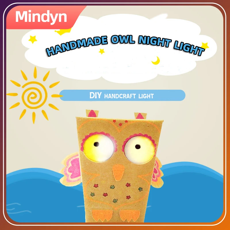 Mindyn Handmade Owl Night Light Hardboard Creative Bedroom Lamp DIY Decoration Gift
Mindyn Handmade Owl Night Light Hardboard Creative Bedroom Lamp DIY Decoration Gift
