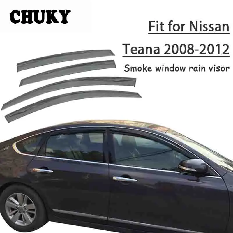 Chuky ABS Car Window Smoke Visors Awnings Shelters Rain Shield For Nissan Teana J32 2008 2009 2010 2011 2012 Accessories
Chuky ABS Car Window Smoke Visors Awnings Shelters Rain Shield For Nissan Teana J32 2008 2009 2010 2011 2012 Accessories