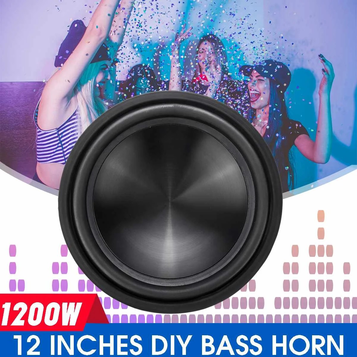 Автомобильный коаксиальный громкоговоритель HiFi 1 шт. 12 дюймов 1200 Вт