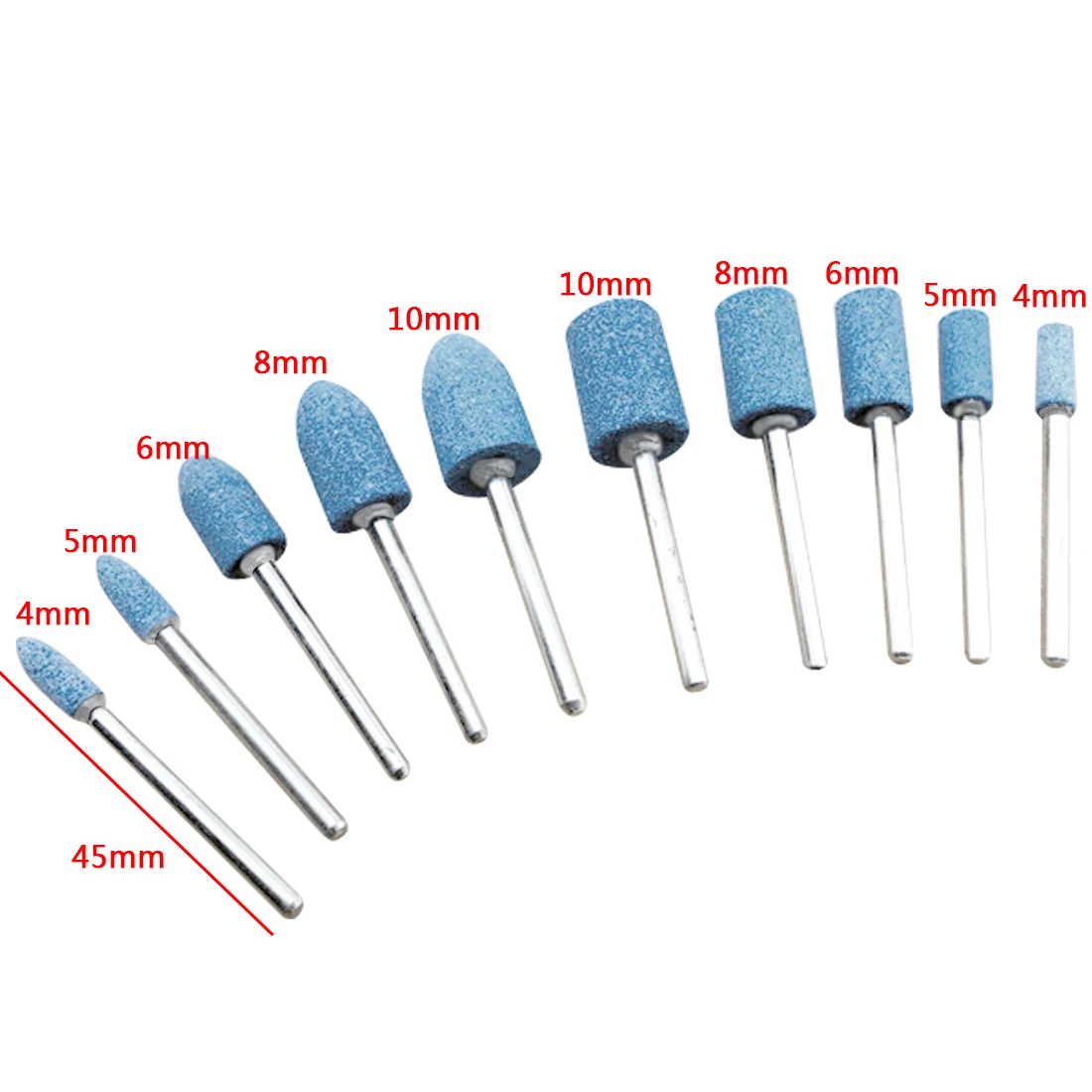 10pc Rotary Tool Abrasive Polishing Mounted Stone Grinding Wheel With 1/8 Shank For Grinding Polishing Power Tools
10pc Rotary Tool Abrasive Polishing Mounted Stone Grinding Wheel With 1/8 Shank For Grinding Polishing Power Tools
