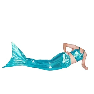 Shiny Metallic Mermaid Tail Zentai