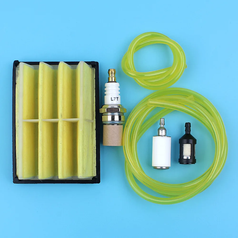 Air Fuel Filter & Spark Plug & Fuel Line Hose Kit For HUSQVARNA 261 262 268 272 394 Chainsaw Replacement Spare Parts
Air Fuel Filter & Spark Plug & Fuel Line Hose Kit For HUSQVARNA 261 262 268 272 394 Chainsaw Replacement Spare Parts