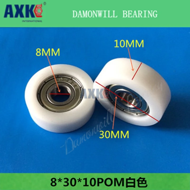 Резиновая посылка 8*30 * 10POM PU 4 шт., пластмассовое нейлоновое колесо 608, подшипник, полиуретановое колесо, роликовый ролик, резиновое колесо 
Резиновая посылка 8*30 * 10POM PU 4 шт., пластмассовое нейлоновое колесо 608, подшипник, полиуретановое колесо, роликовый ролик, резиновое колесо