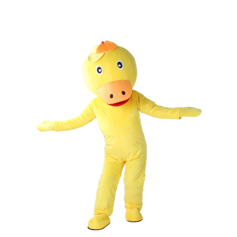 High Quality Adult Size Yellow Duck Mascot Costume Cute Cartoon Duck Cosplay Outfits Mascotte Christmas Party Suits
High Quality Adult Size Yellow Duck Mascot Costume Cute Cartoon Duck Cosplay Outfits Mascotte Christmas Party Suits