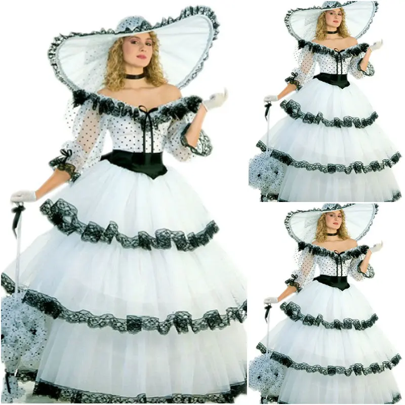 History!Customer-made Victorian dress 1860s Civil war Dress Scarlett dresses Theater Reenactor Costume Renaissance Dress V-414
History!Customer-made Victorian dress 1860s Civil war Dress Scarlett dresses Theater Reenactor Costume Renaissance Dress V-414