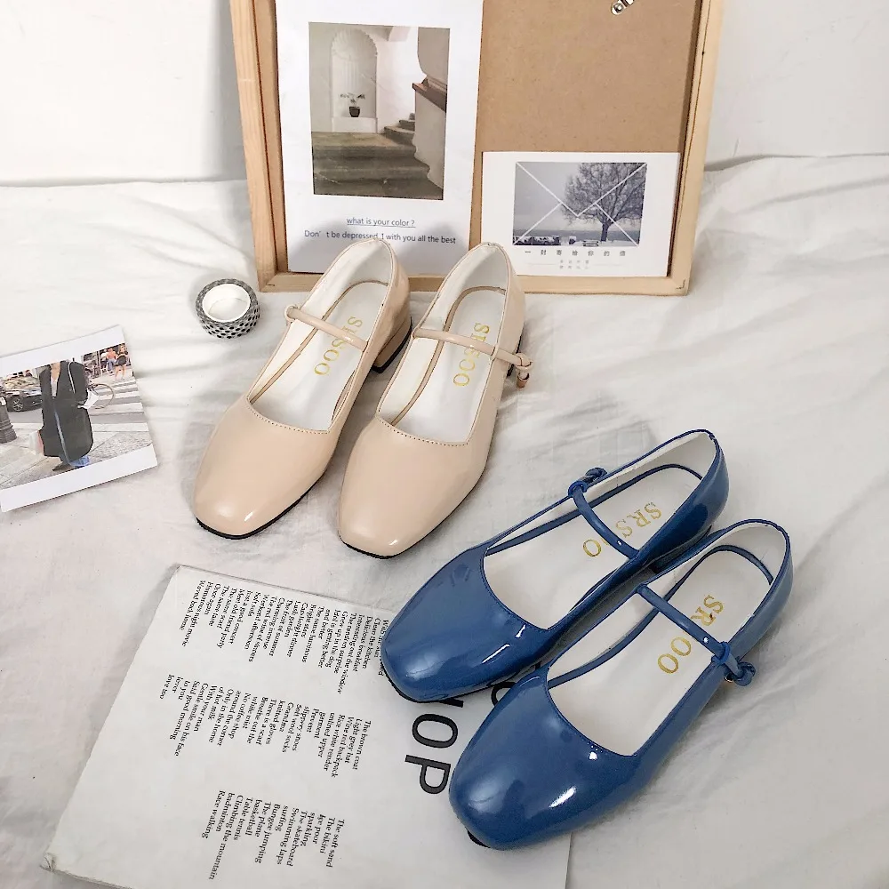 2019 Mary Jane Women Flats Casual Shoes Spring New Fashion Square Toe women Mules Handmade Buckle Straps Women flats
2019 Mary Jane Women Flats Casual Shoes Spring New Fashion Square Toe women Mules Handmade Buckle Straps Women flats