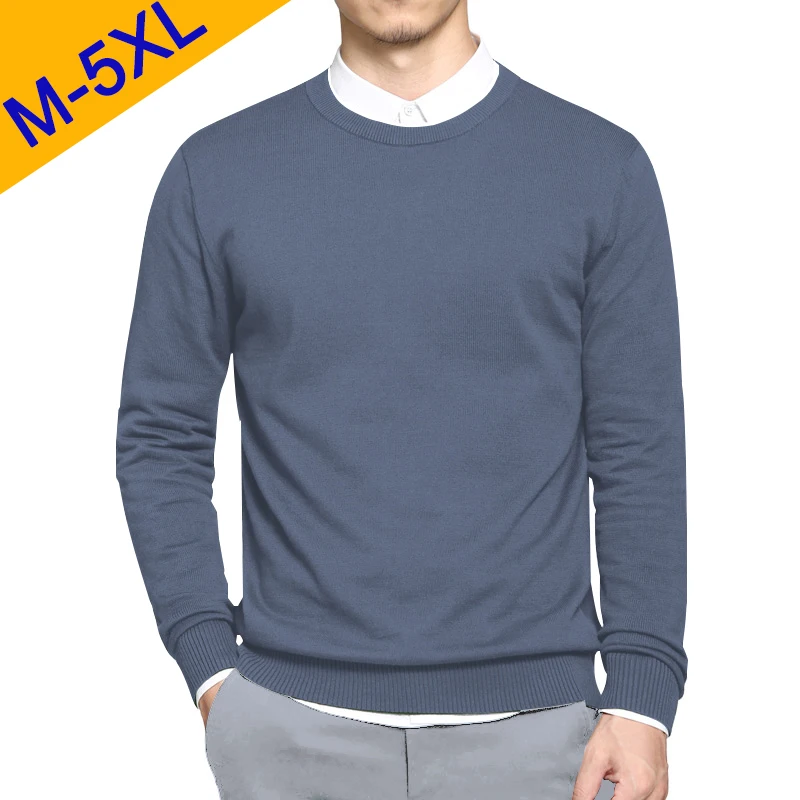 5XL Men Sweaters Pullover 2019 Spring New Cotton O-Neck Solid Sweater Jumpers Autumn Male Knitwear Man Big Plus Size Simple Type
5XL Men Sweaters Pullover 2019 Spring New Cotton O-Neck Solid Sweater Jumpers Autumn Male Knitwear Man Big Plus Size Simple Type