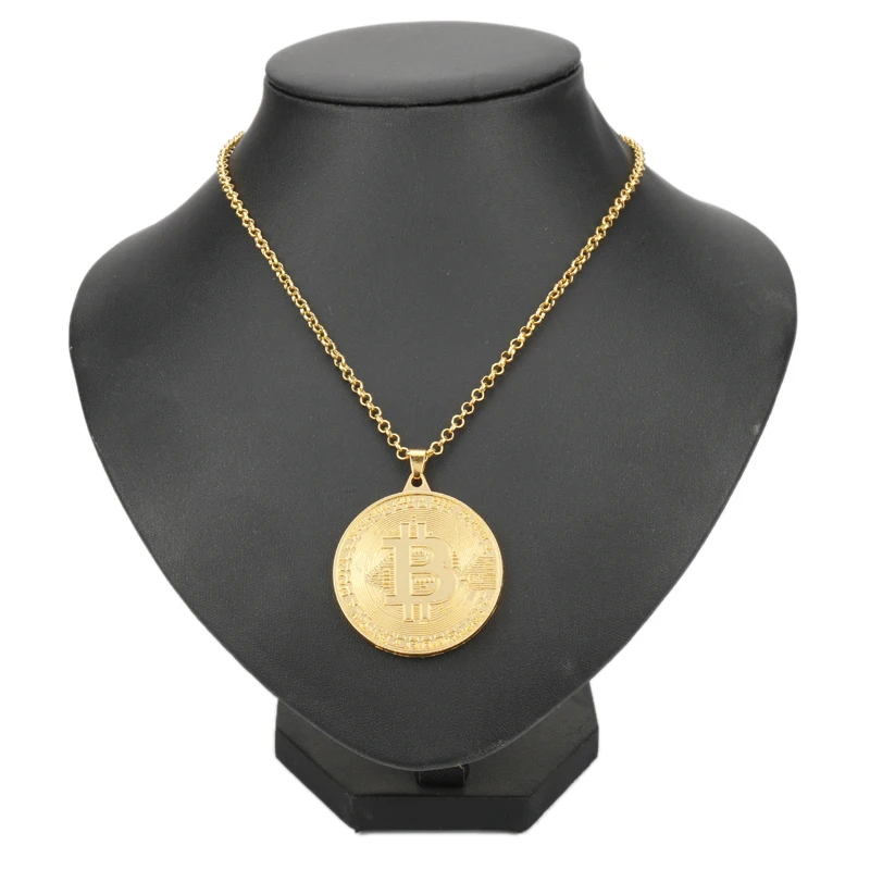 Bitcoin Necklace Men Women souvenir Link Chain Alloy Necklaces&Pendants Creative Jewelry
Bitcoin Necklace Men Women souvenir Link Chain Alloy Necklaces&Pendants Creative Jewelry