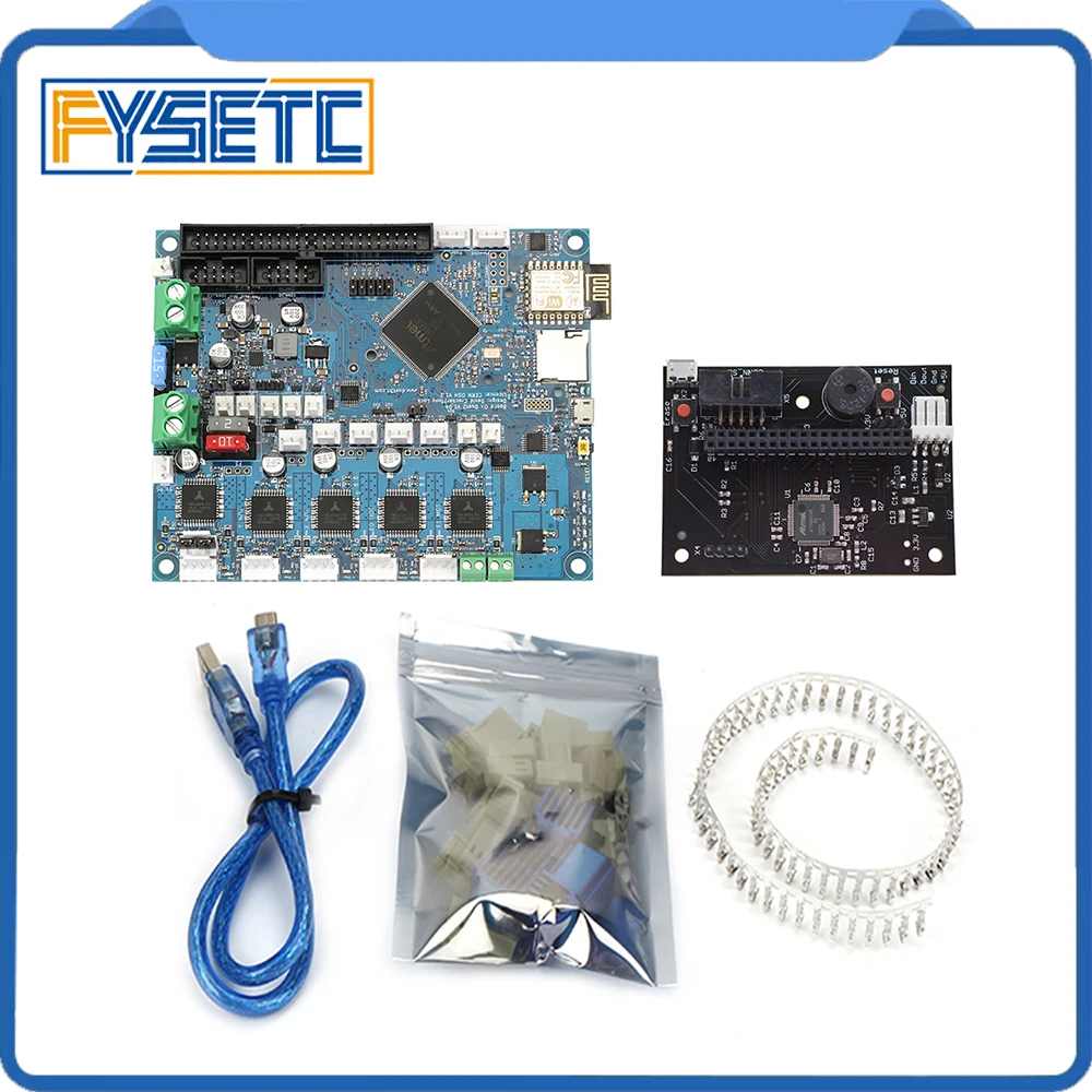 Cloned Duet 2 Wifi V1.04 DuetWifi Advanced 32 Bit Electronics + PanelDue Connected Board For BLV MGN Cube 3D Printer CNC Machine
Cloned Duet 2 Wifi V1.04 DuetWifi Advanced 32 Bit Electronics + PanelDue Connected Board For BLV MGN Cube 3D Printer CNC Machine
