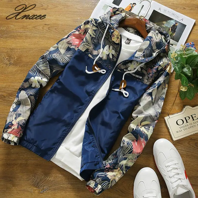 Autumn Floral Jacket Mens Hooded Jackets Slim Fit Long Sleeve Homme Trendy Windbreaker Coat Clothing streetwear Plus Size M-5XL
Autumn Floral Jacket Mens Hooded Jackets Slim Fit Long Sleeve Homme Trendy Windbreaker Coat Clothing streetwear Plus Size M-5XL