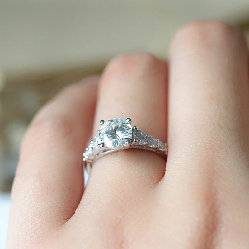 Dupuy Sparkling Wedding Rings Promise Round 0.3ct Diamond Ring NGTC Certified Engagement Ring For Women Jewelry Ehering D180088
Dupuy Sparkling Wedding Rings Promise Round 0.3ct Diamond Ring NGTC Certified Engagement Ring For Women Jewelry Ehering D180088