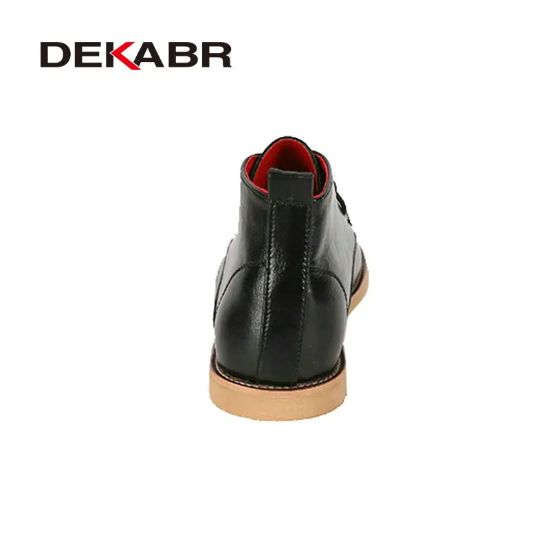 DEKABR/мужские ботинки Новинка 2020 года ботильоны из спилка модные мужские туфли